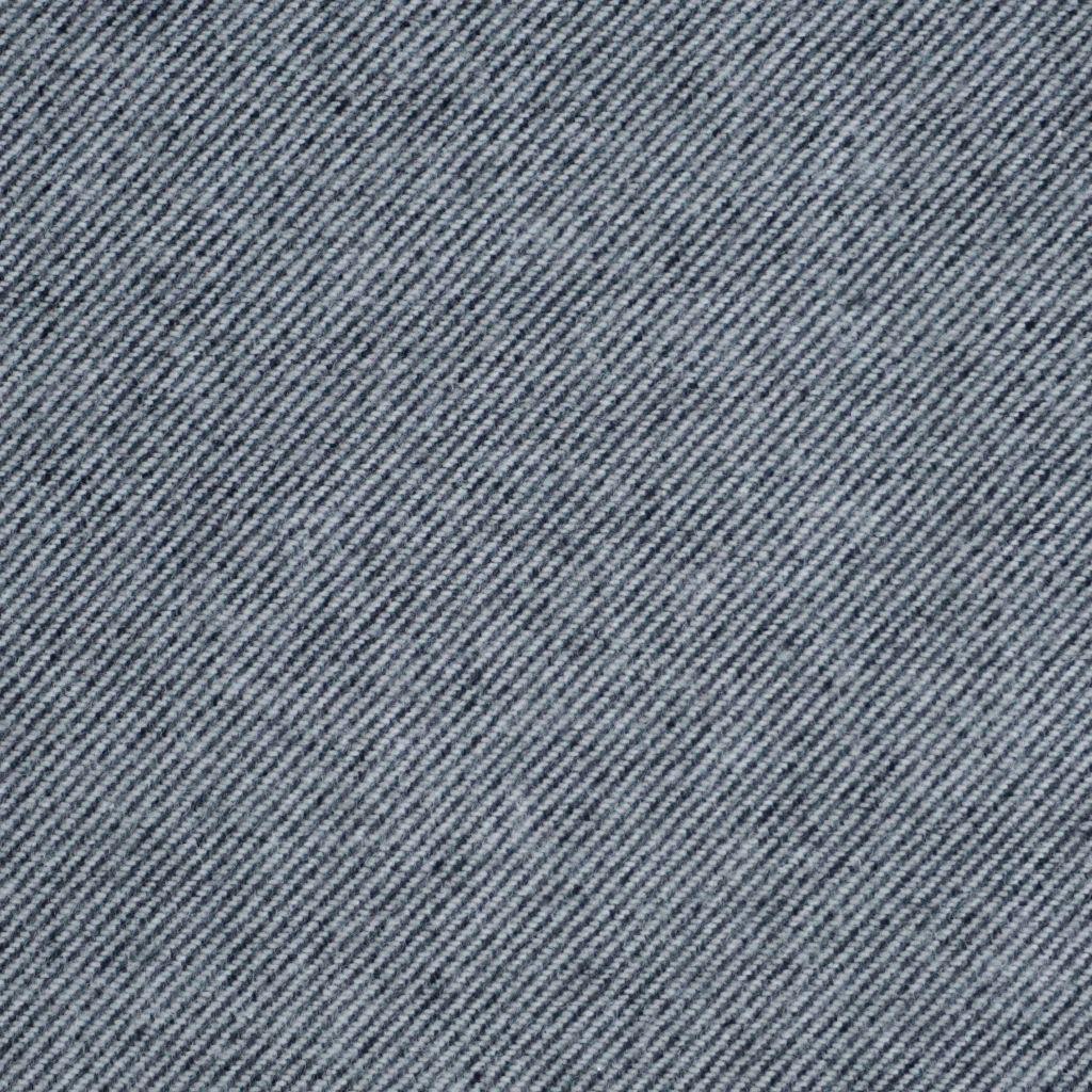 Preview: Flanell Baumwoll-Twill grau melange – Westfalenstoffe